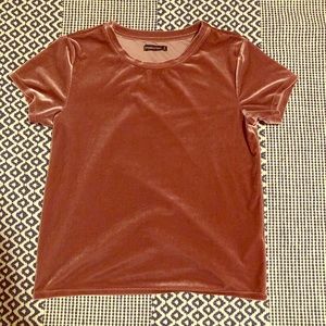 Abercrombie and Fitch velvet top